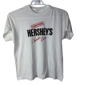 Vintage Screen Stars Hershey Chocolate Lover Single Stitch T Shirt Women's Large